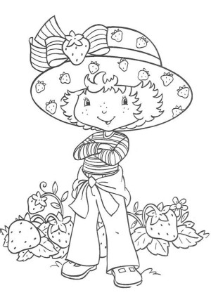 desenhos colorir moranguinho
