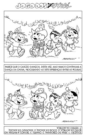 jogo dos 7 erros da turma da monica