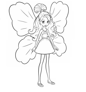 colorir desenho da Barbie