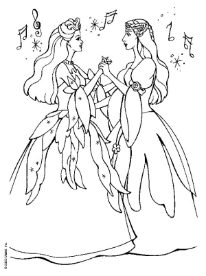 desenho Barbie para colorir