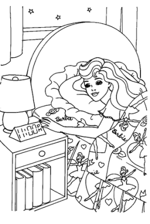 desenho da Barbie para imprimir