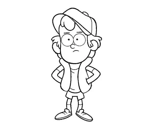 mabel and dipper coloring pages - photo #50