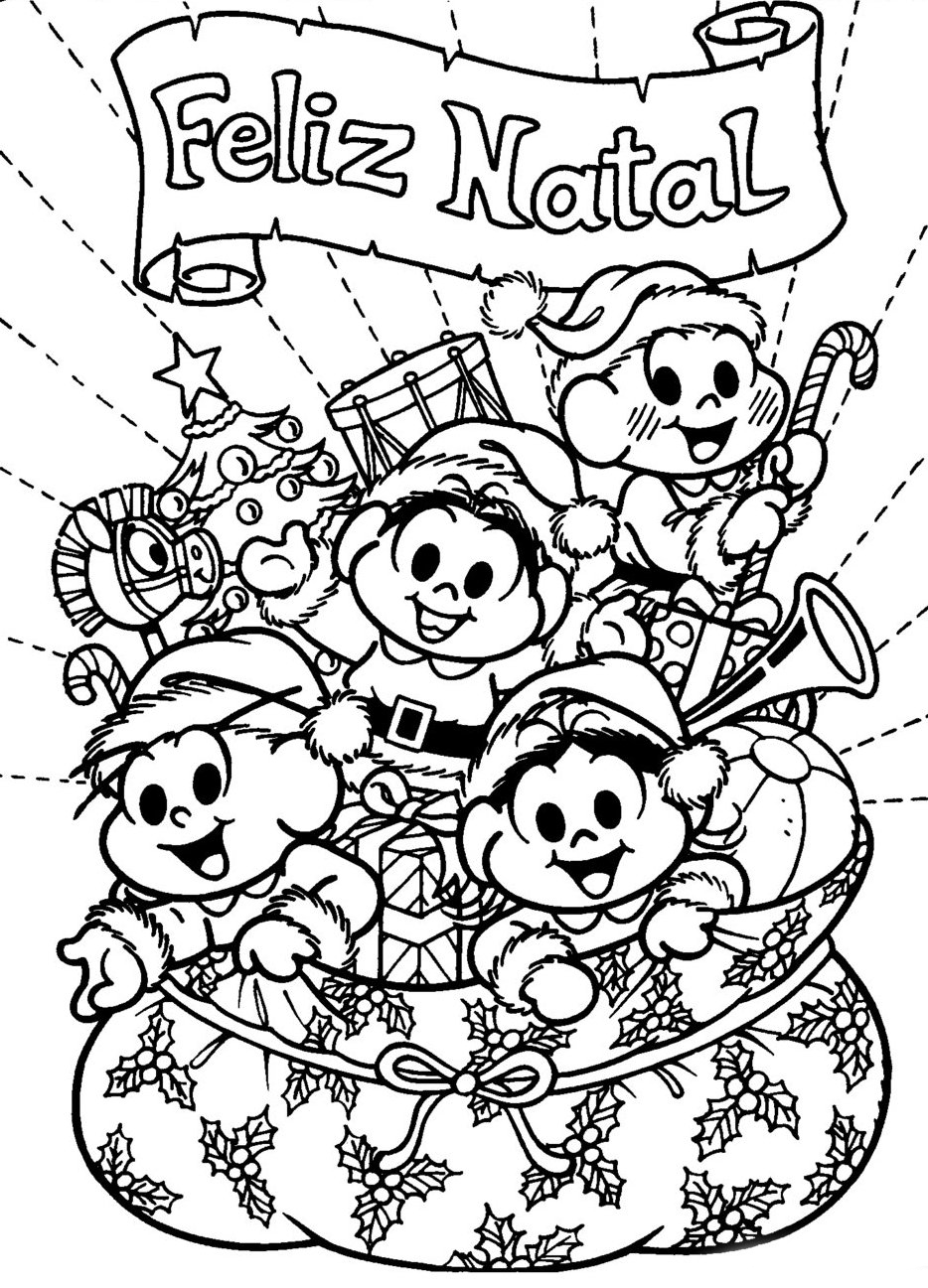 Desenhos De Feliz Natal Para Colorir