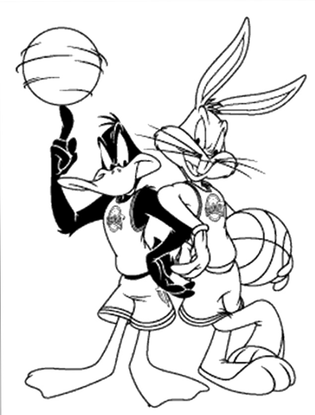 gangster daffy duck coloring pages - photo #3