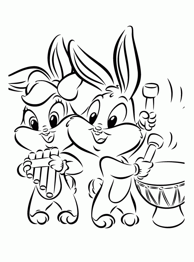 Desenhos para colorir baby Looney Tunes