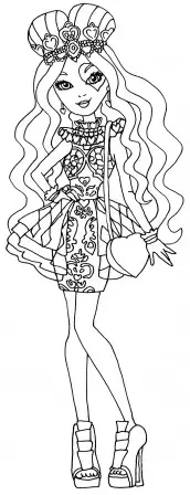baby ever after high coloring pages - photo #12