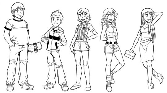 Desenhos para colorir adolescente