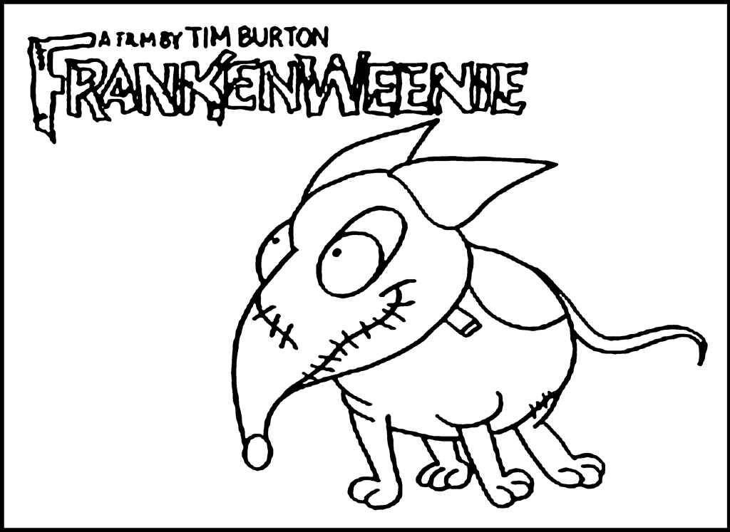 Frankenweenie para colorir