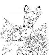 bambi desenho colorir