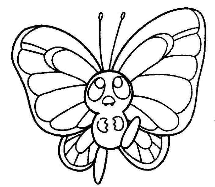 borboleta desenho colorir