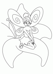 deseho da tinker bell colorir