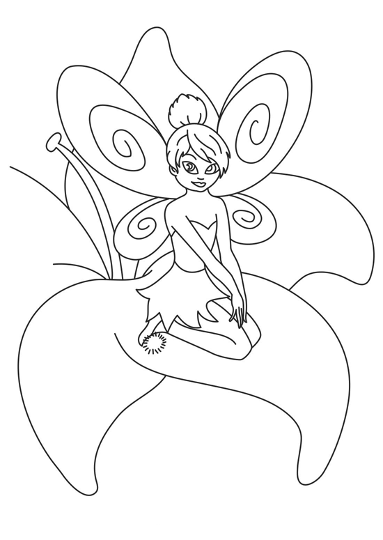 deseho da tinker bell colorir