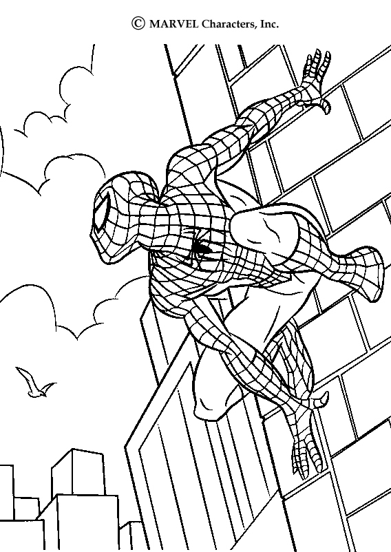 Desenhos para colorir do Homem Aranha