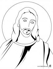 desenho colorir jesus salvador