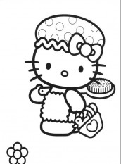 desenho-hello-kitty-banho