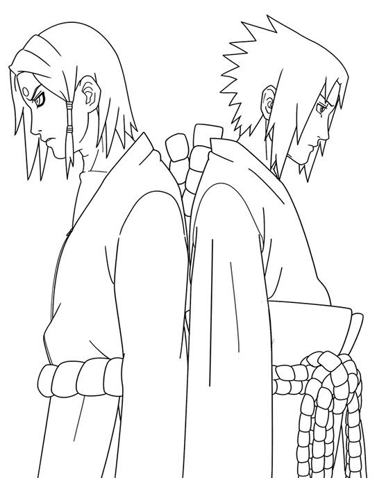 Desenhos para colorir do Naruto