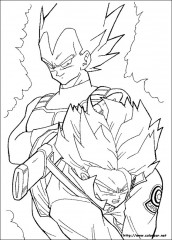 desenho pintar imprimir colorir dragon ball z