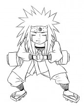 Desenho de Jiraiya