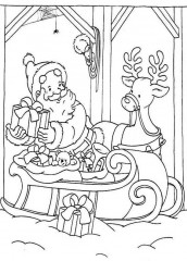 desenhos para colorir papai noel