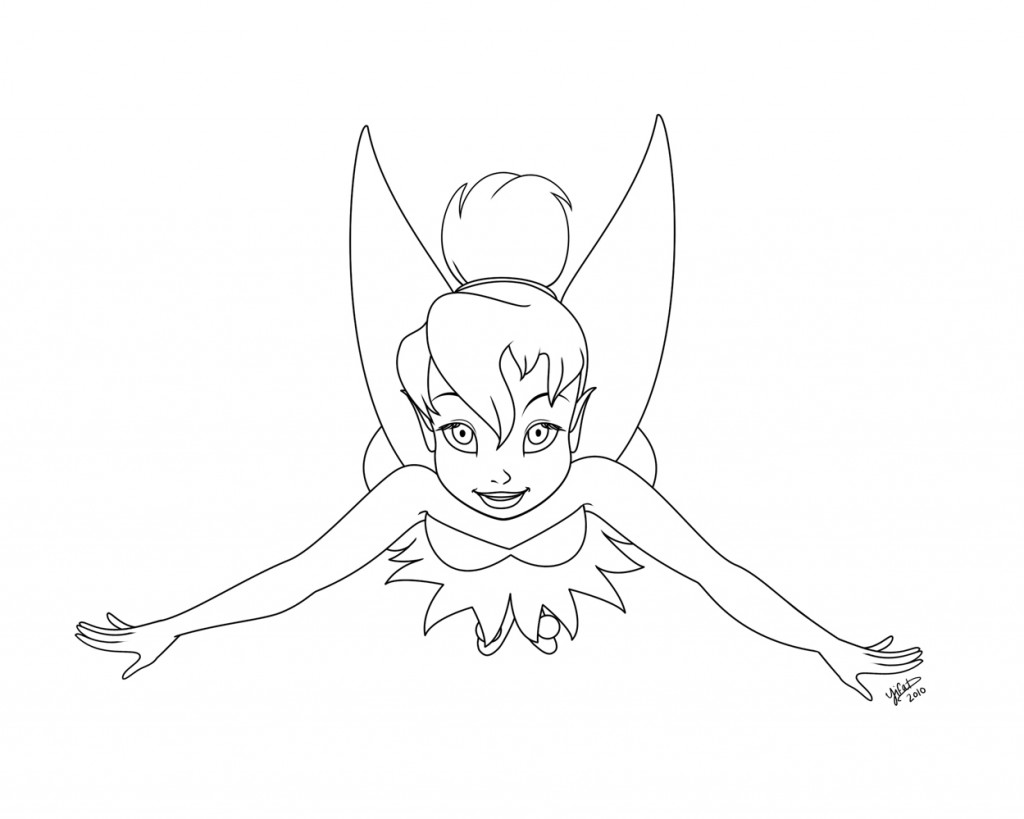 fada tinkerbell colorir pintar