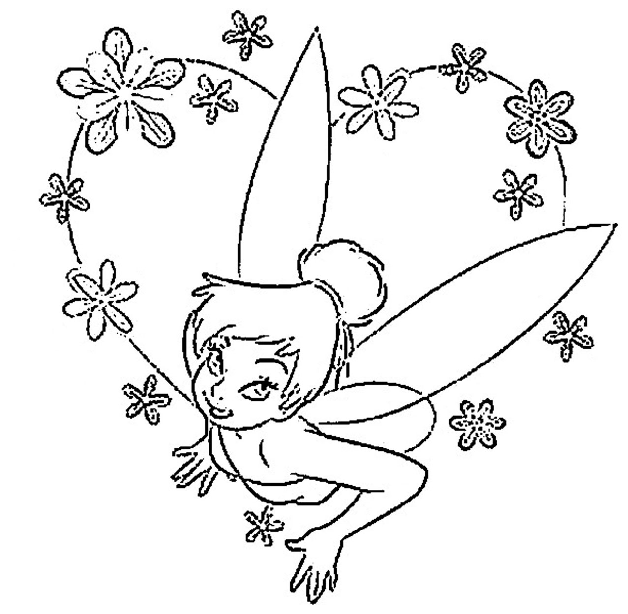 filme da tinker bell para colorir