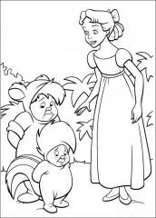 imagem do peter pan para colorir