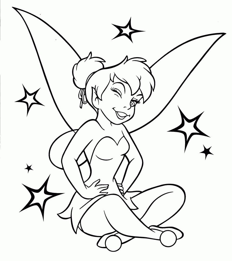 jogos da tinker bell 2 para colorir imprimir