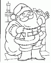 papai noel figuras para colorir pintar imprimir