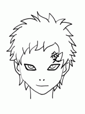 pintar imprimir desenho do naruto