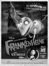 poster Frankenweenie filme tim burton disney