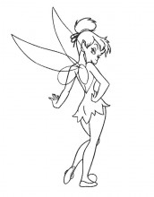 tinkerbell jogos colorir imprimir