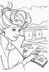 barbie girl para colorir