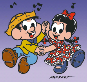 chico bento e rosinha festa juninca monica