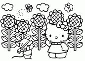 colorir hello kitty online