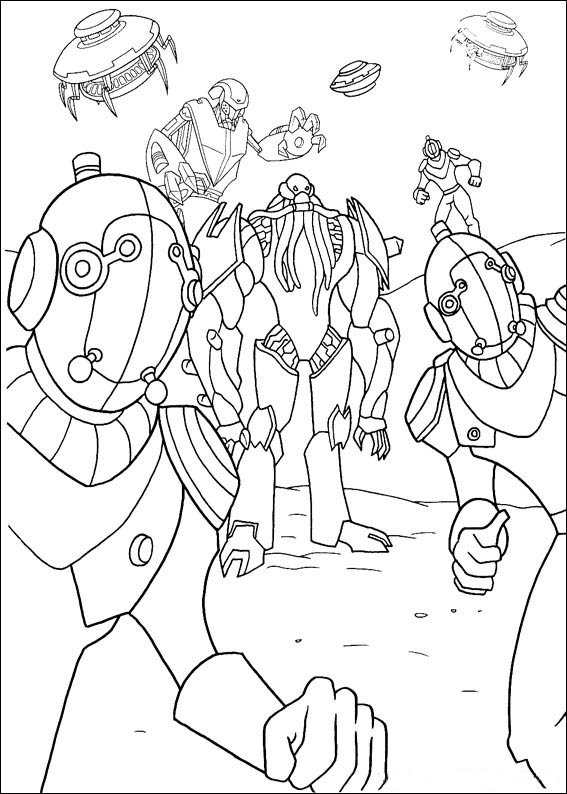 desenho do ben 10 para colorir