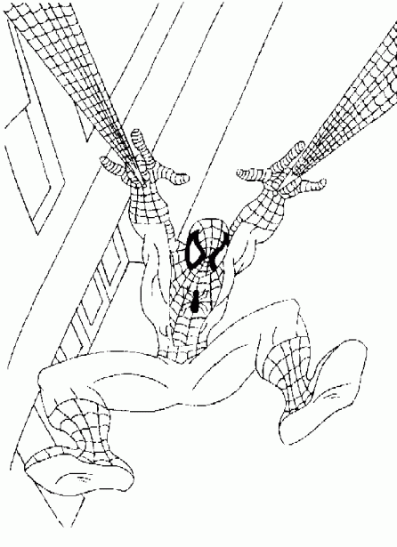 desenho do homem aranha