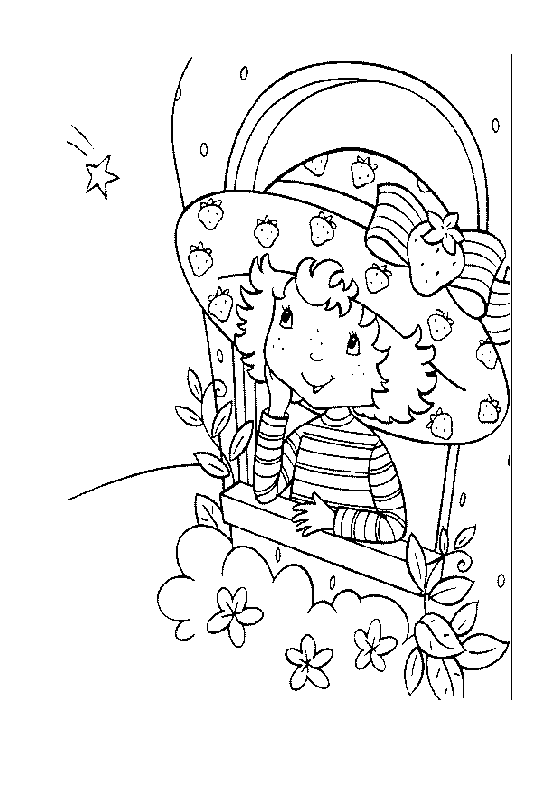 desenho para colorir moranguinho