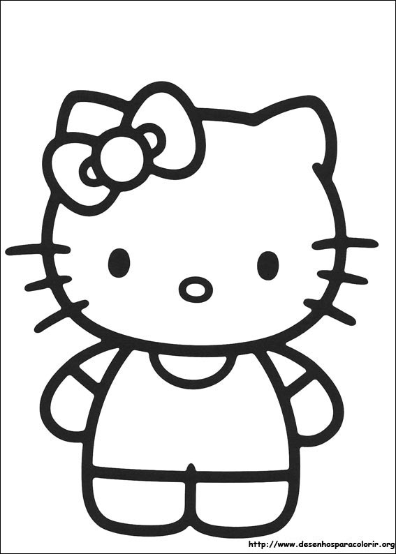 desenhos da hello kitty para pintar