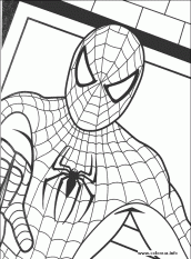 desenhos do homem aranha para imprimir