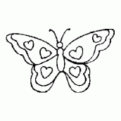 desenhos para colorir borboletas