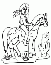 desenhos para colorir cavalos