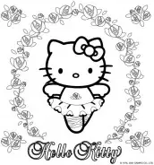 desenhos para colorir da hello kitty
