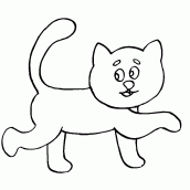 desenhos para colorir gato