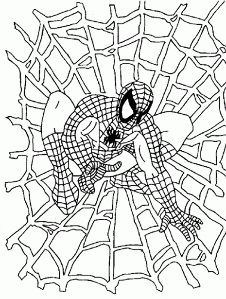 desenhos para imprimir do homem aranha