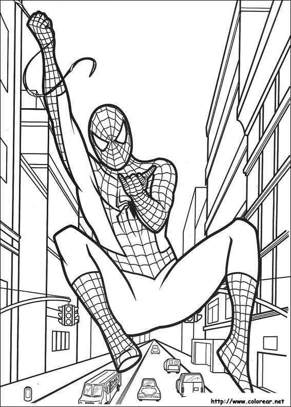 desenhos para imprimir do homem aranha