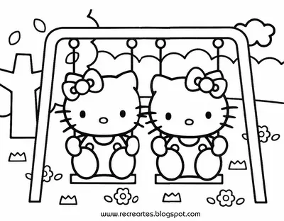 desenhos para imprimir hello kitty