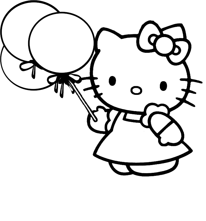 desnhos para colorir hello kitty