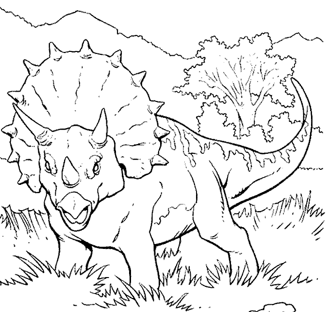 Desenhos para colorir de dinossauro tiranossauro período jurássico