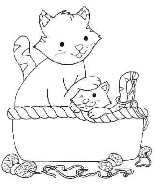 gato desenho para colorir