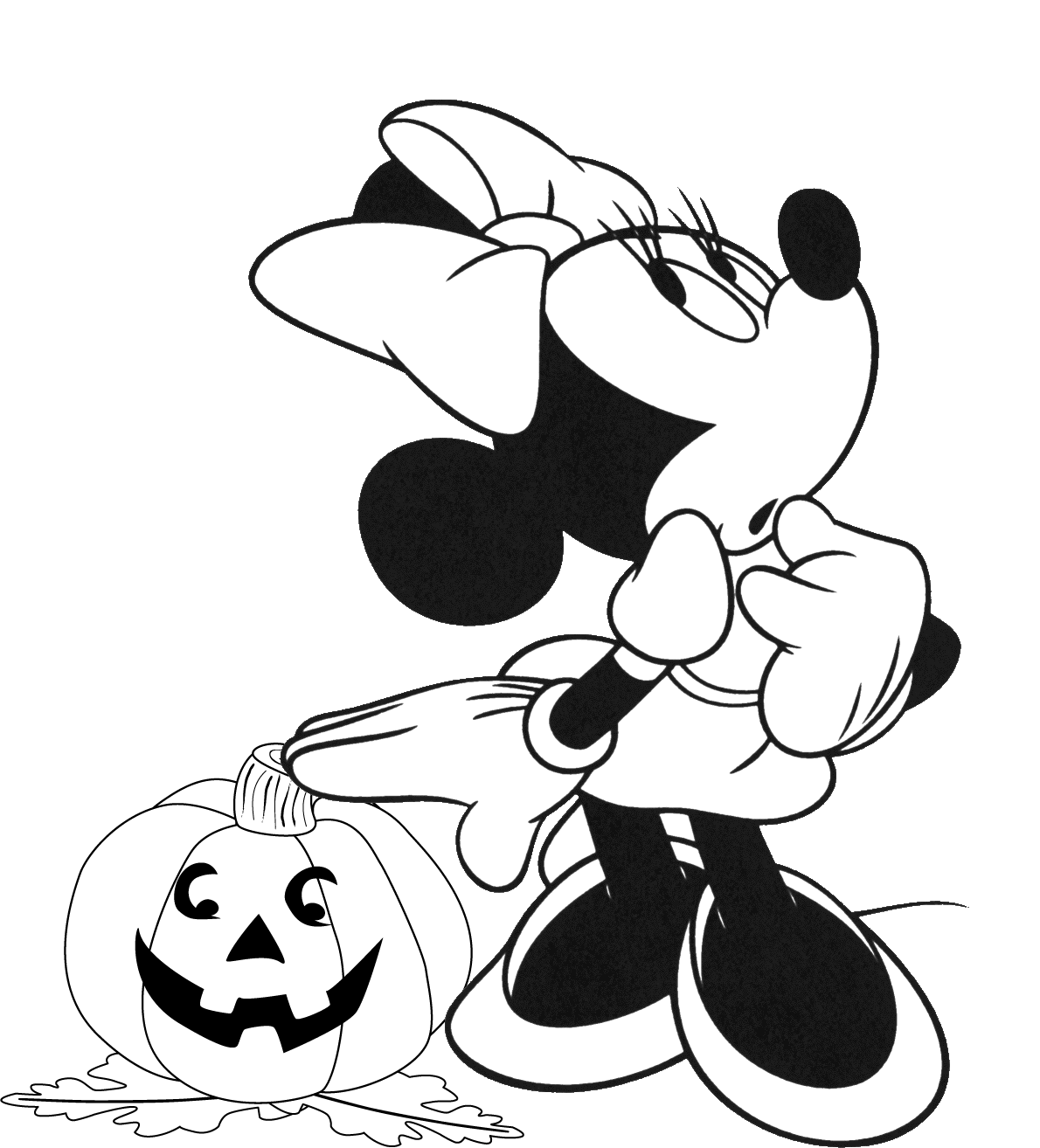 halloween desenhos minnie mickey